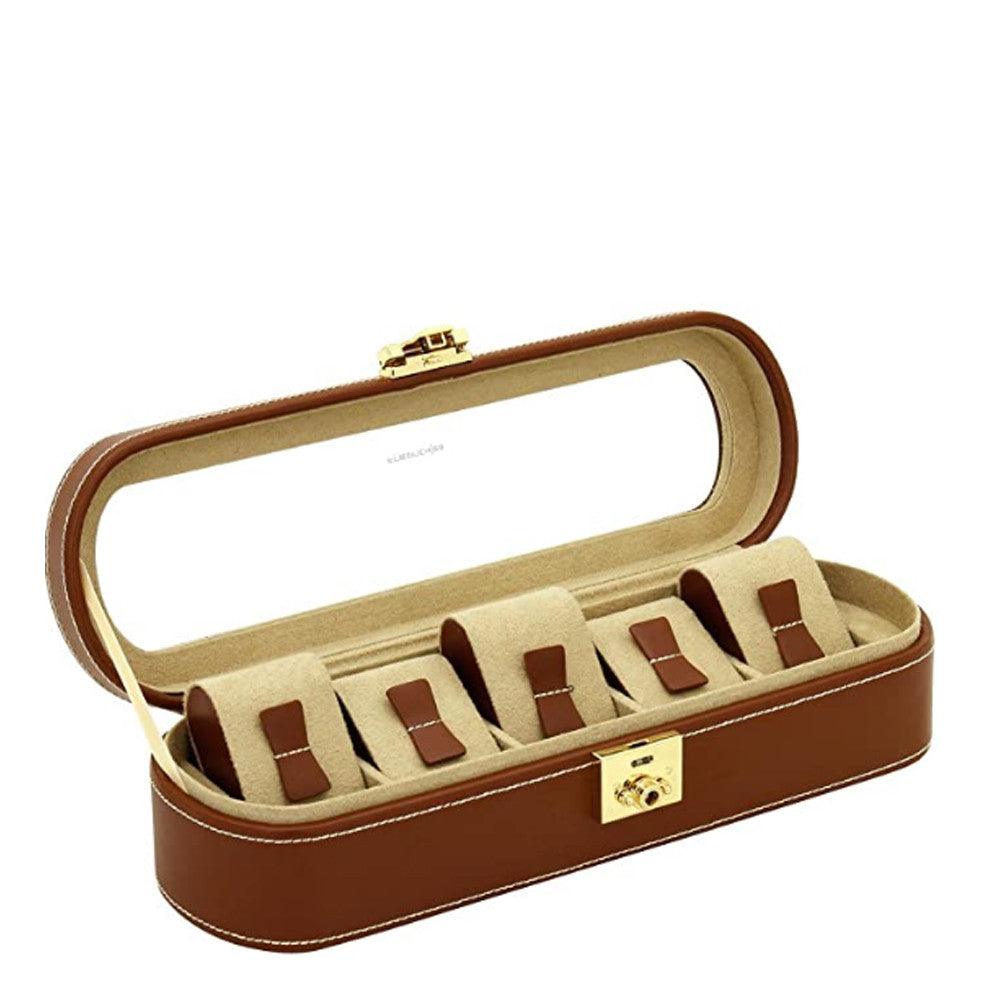 Friedrich23 Cordoba 5-Sitzer Uhrenbox Braun 26393-3 - Capodagli 1937