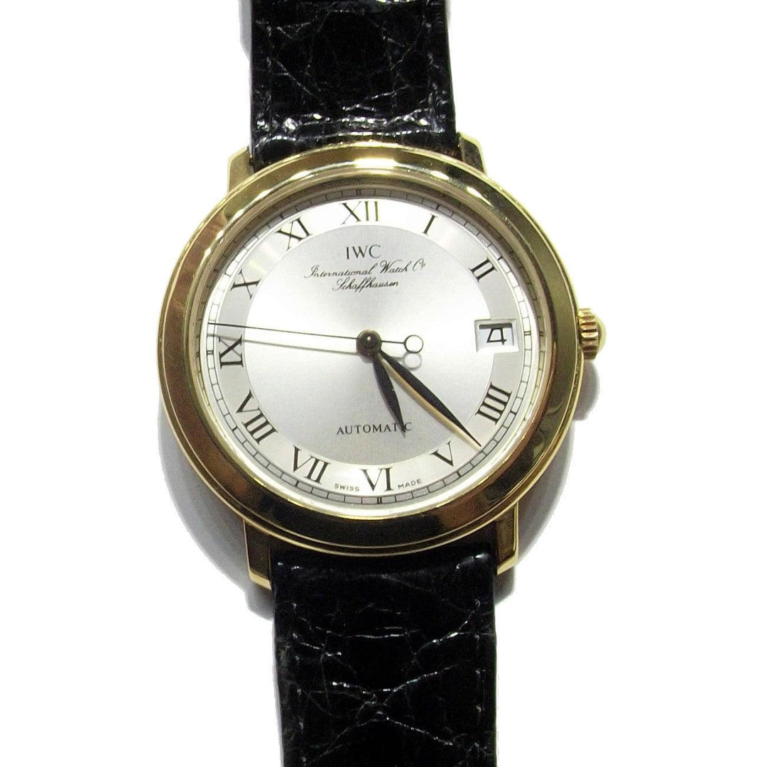IWC Portofino herenhorloge 35 mm 18kt goud automatisch zwarte alligator IW3209 - Capodagli 1937
