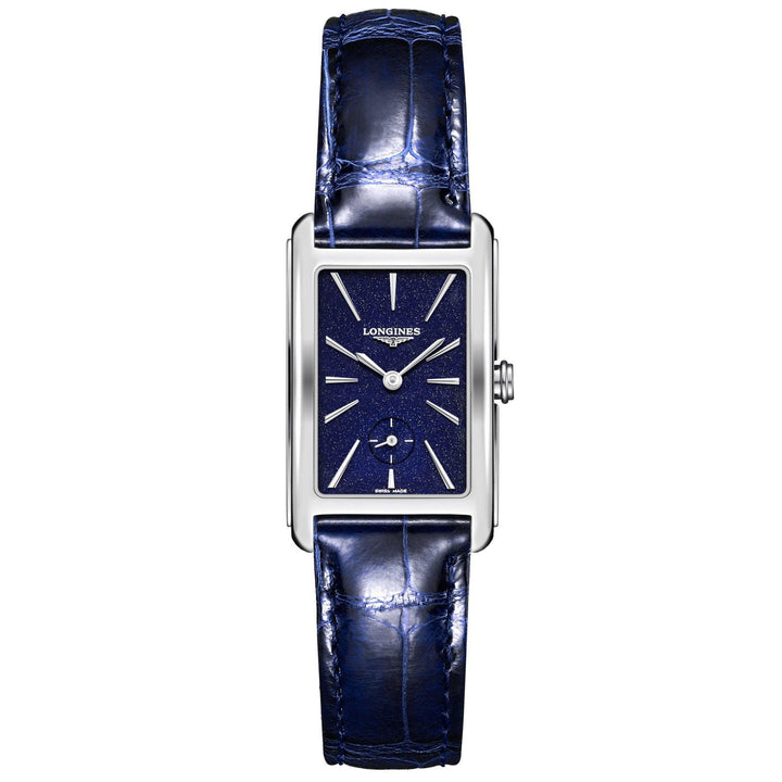 Longines orologio DolceVita 23.30x37.00mm blu quarzo acciaio L5.512.4.93.2 - Gioielleria Capodagli