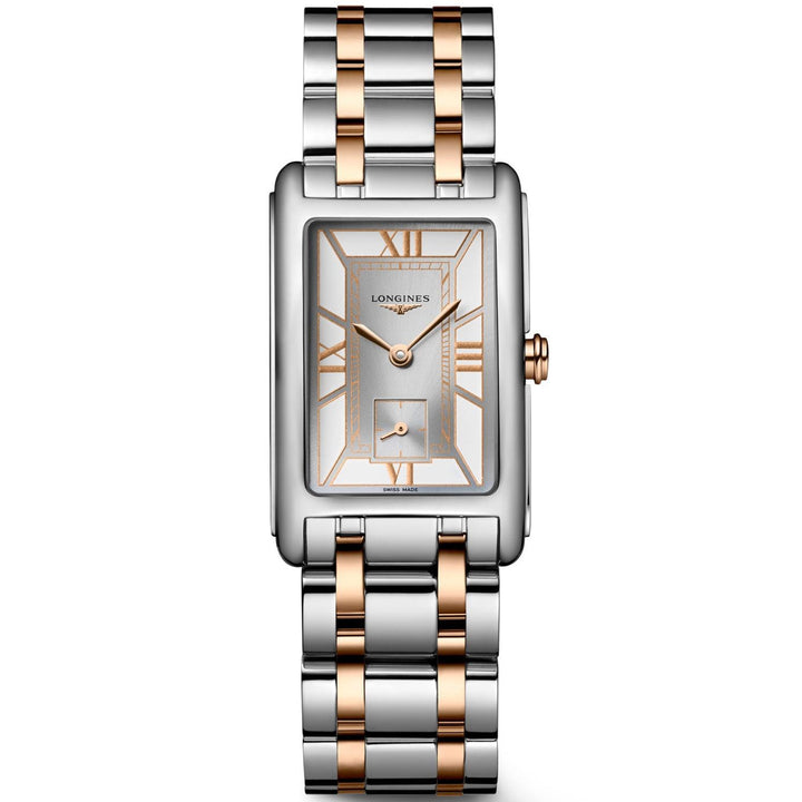 Longines orologio DolceVita 23,30x37,00mm bianco quarzo acciaio e oro rosa 18kt L5.512.5.75.7 - Capodagli 1937