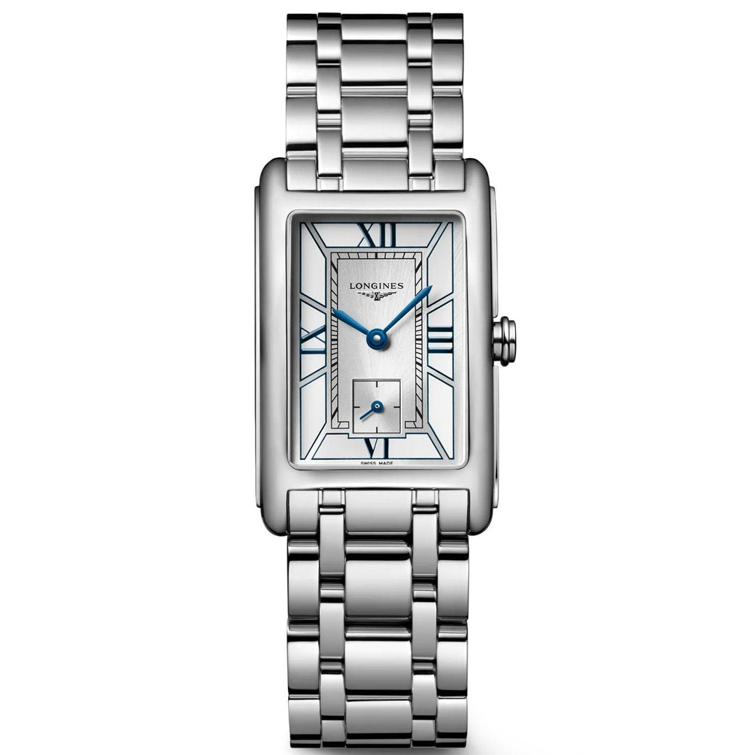 Longines orologio DolceVita 23,3x37mm bianco quarzo acciaio L5.512.4.75.6 - Capodagli 1937