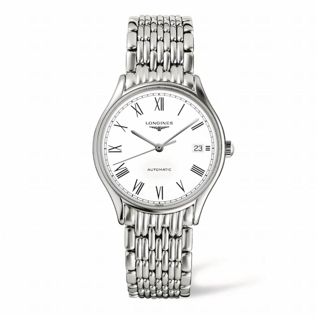 Longines orologio Lyre La Grande Classique bianco automatico acciaio L4.860.4.12.6 - Gioielleria Capodagli