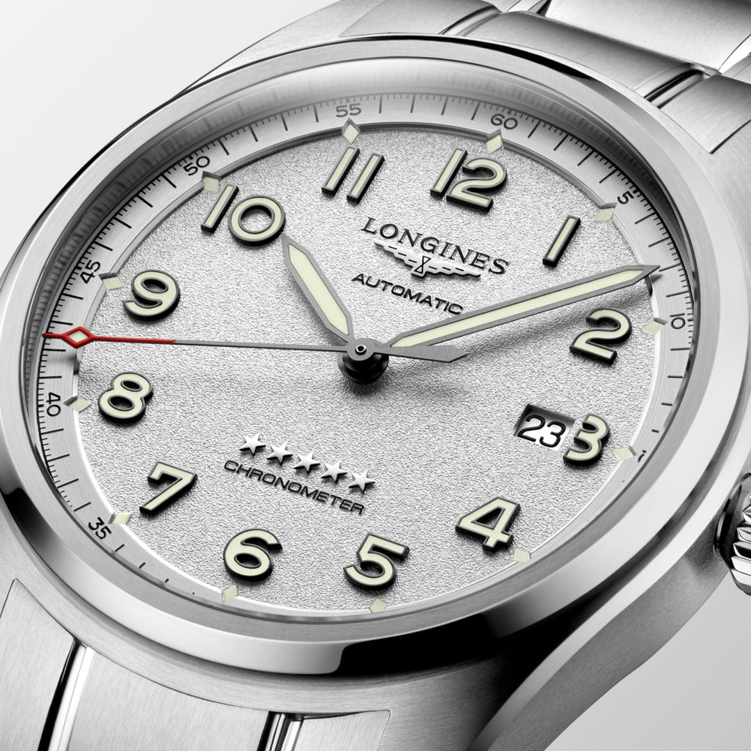 Longines orologio Spirit Prestige Edition 42mm argento automatico acciaio L3.811.4.73.9 - Capodagli 1937