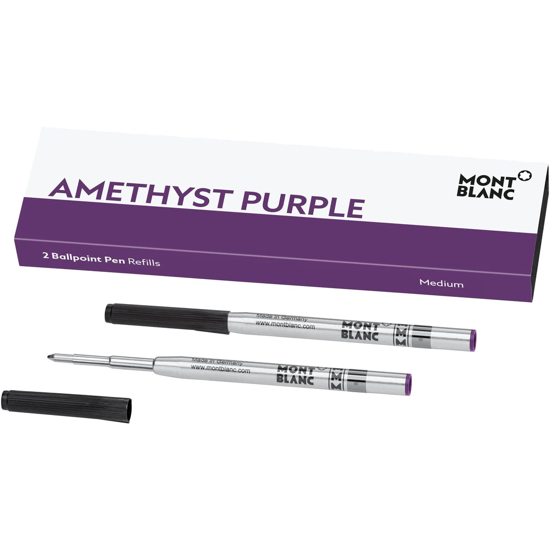 Montblanc 2 balpenvullingen (M) Amethist Paars violet 124633 - Gioielleria Capodagli