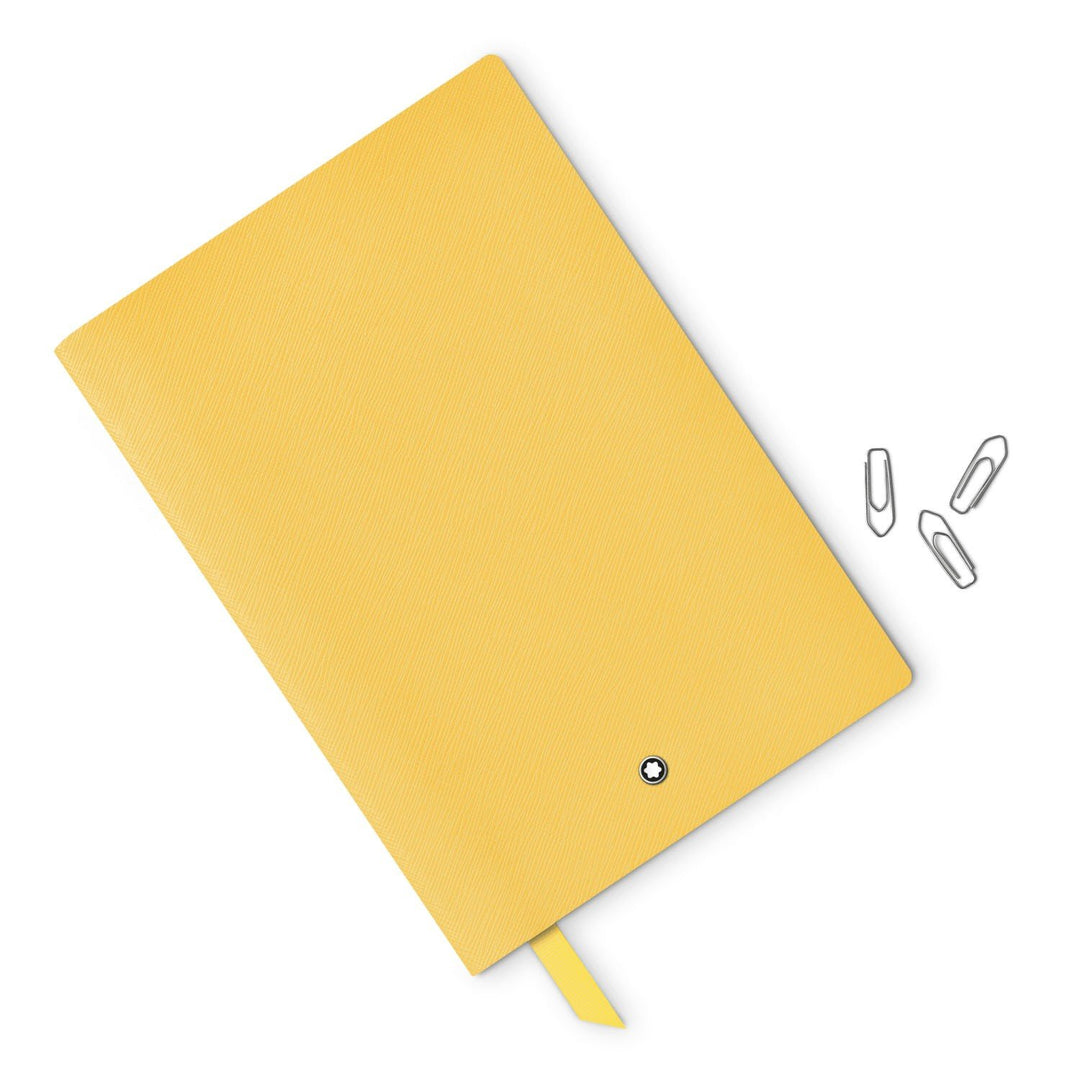 Montblanc blocco note 146 a righe cancelleria tascabile giallo senape 125882 - Gioielleria Capodagli