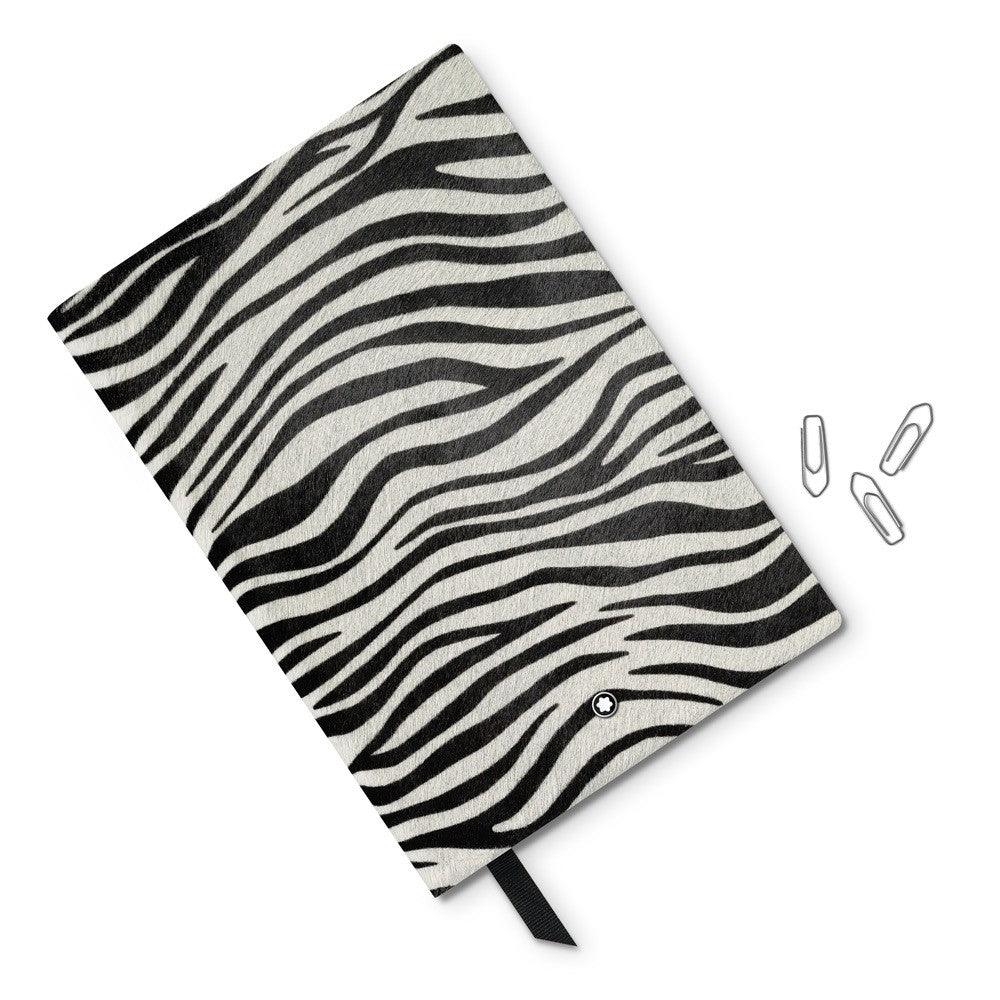 Montblanc notebook notepad 146 lined Zebra animal prints luxury stationery 118031 - Gioielleria Capodagli