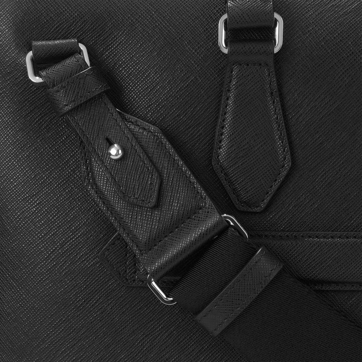 Montblanc medium document bag Montblanc Sartorial black 130271 - Capodagli 1937