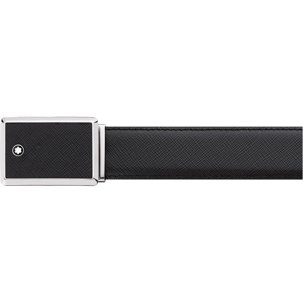 Montblanc verstelbare zwarte kleermakersriem 114421 - Capodagli Jewellery
