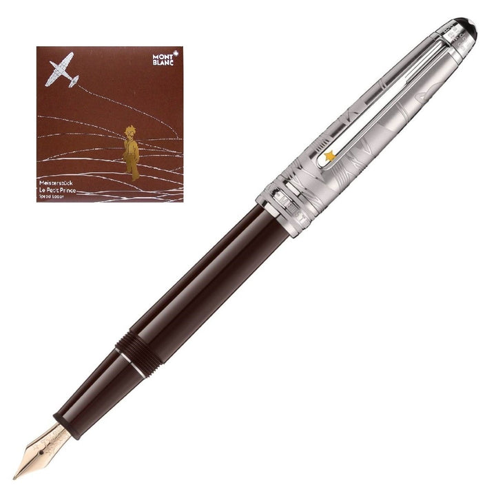 Montblanc stilografica Meisterstuck Le Petit Prince and Aviator Doué Classique punta F 119668 - Gioielleria Capodagli