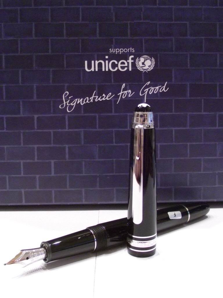 Montblanc stilografica Meisterstuck Platinum Signature For Good Unicef 109352 - Gioielleria Capodagli