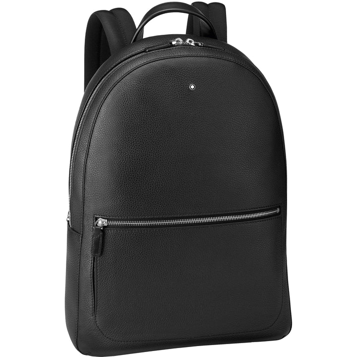 Montblanc dünner Rucksack Meisterstück Soft Grain schwarz 126235 - Gioielleria Capodagli