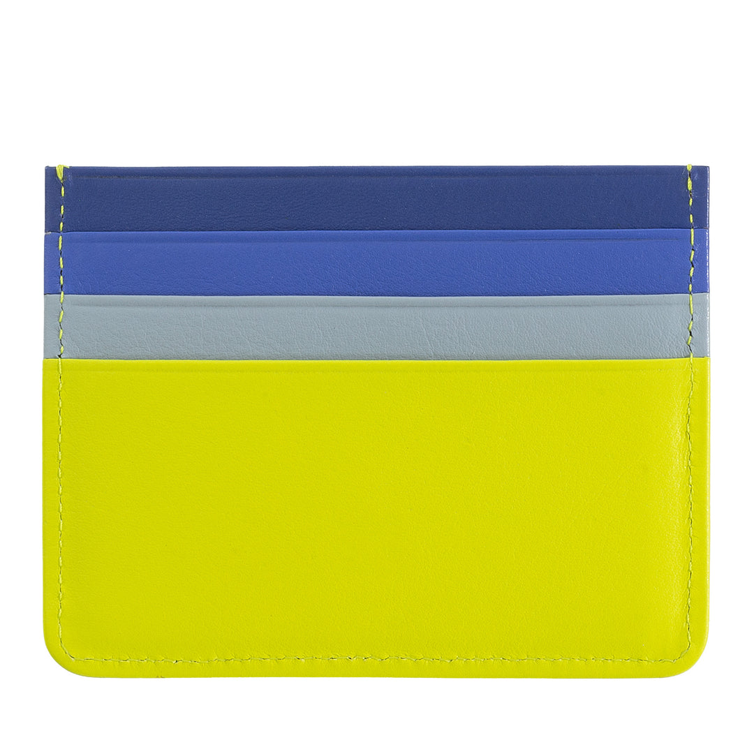 Gekleurde creditcards in Nappa Leather 6 Dudu -zakken