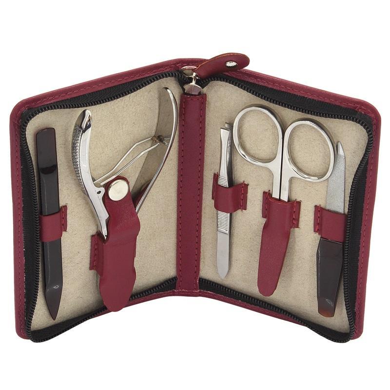 Friedrich23 Maniküre-Set 5-teilig Rot 72004-4 - Capodagli 1937