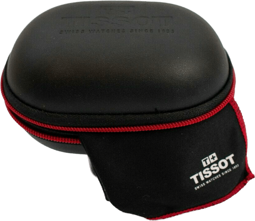 Tissot Reiseetui mit Uhrenbezug aus schwarzem Leder TIS-01-BOX – Capodagli 1937
