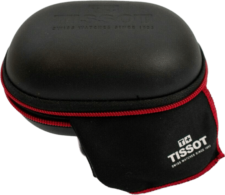 Tissot Reiseetui mit Uhrenbezug aus schwarzem Leder TIS-01-BOX – Capodagli 1937