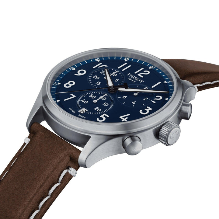 Tissot Uhr Chrono XL Vintage 45 mm blauer Quarzstahl T116.617.16.042.00 – Capodagli 1937