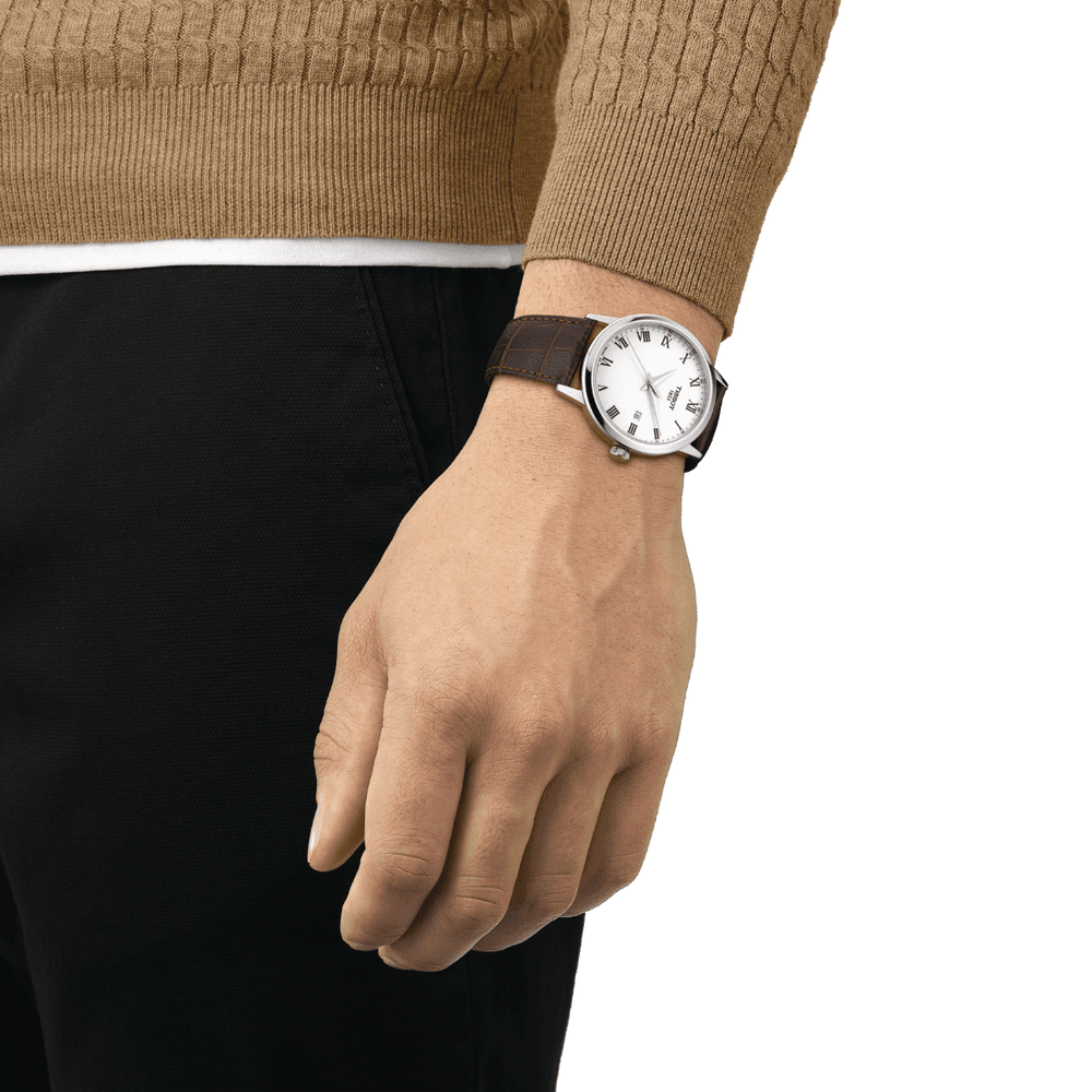Tissot horloge Classic Dream 42mm wit quartz staal T129.410.16.013.00 - Gioielleria Capodagli