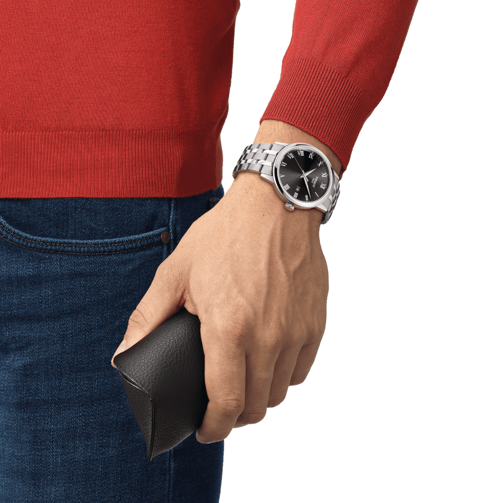 Tissot horloge Classic Dream 42mm zwart quartz staal T129.410.11.053.00 - Gioielleria Capodagli