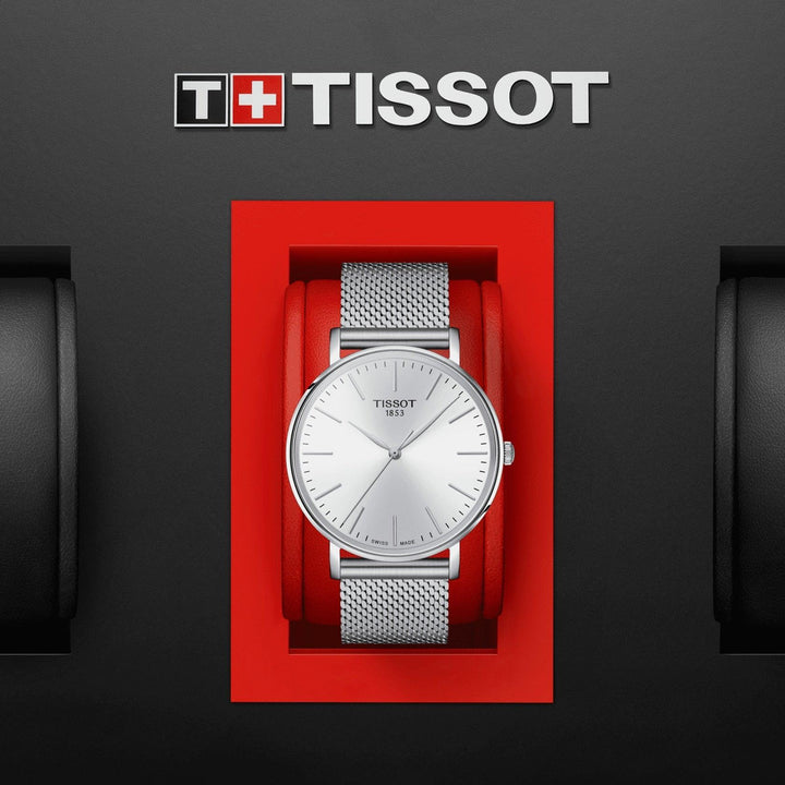 Tissot orologio Everytime 40mm argento quarzo acciaio T143.410.11.011.00 - Capodagli 1937