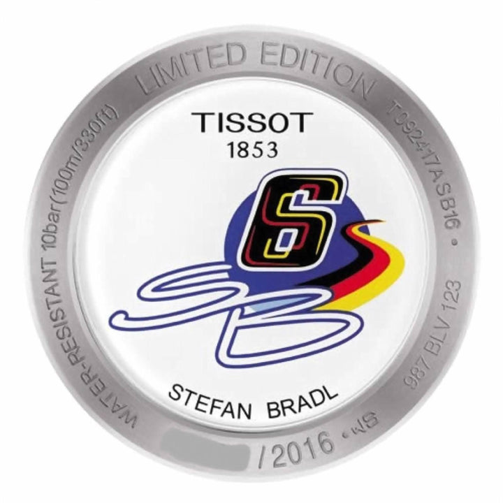 Tissot orologio T-Race Stefan Bradl 2016 Limited Edition cronografo 45mm nero quarzo acciaio T092.417.27.057.02 - Gioielleria Capodagli