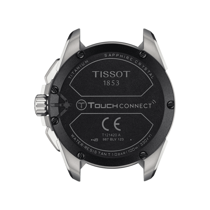 Tissot orologio T-Touch Connect Solar 47,5mm nero quarzo titanio T121.420.47.051.07 - Capodagli 1937