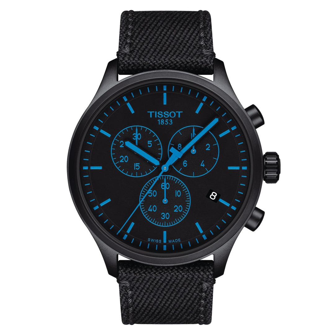 Tissot orologio uomo Chrono XL 45mm acciaio nero quarzo T116.617.37.051.00 - Gioielleria Capodagli