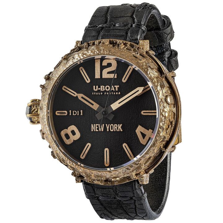 U-Boat watch New York Bronze Diamond 45mm automatic black bronze NEW YORK BZ - Capodagli 1937
