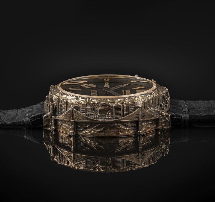 U-Boat watch New York Bronze Diamond 45mm automatic black bronze NEW YORK BZ - Capodagli 1937