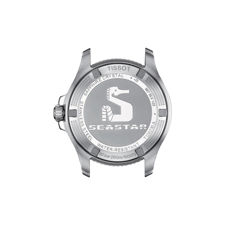 Tissssot watch Seastar1000 36mm blue quartz steel T120.210.111.041.00